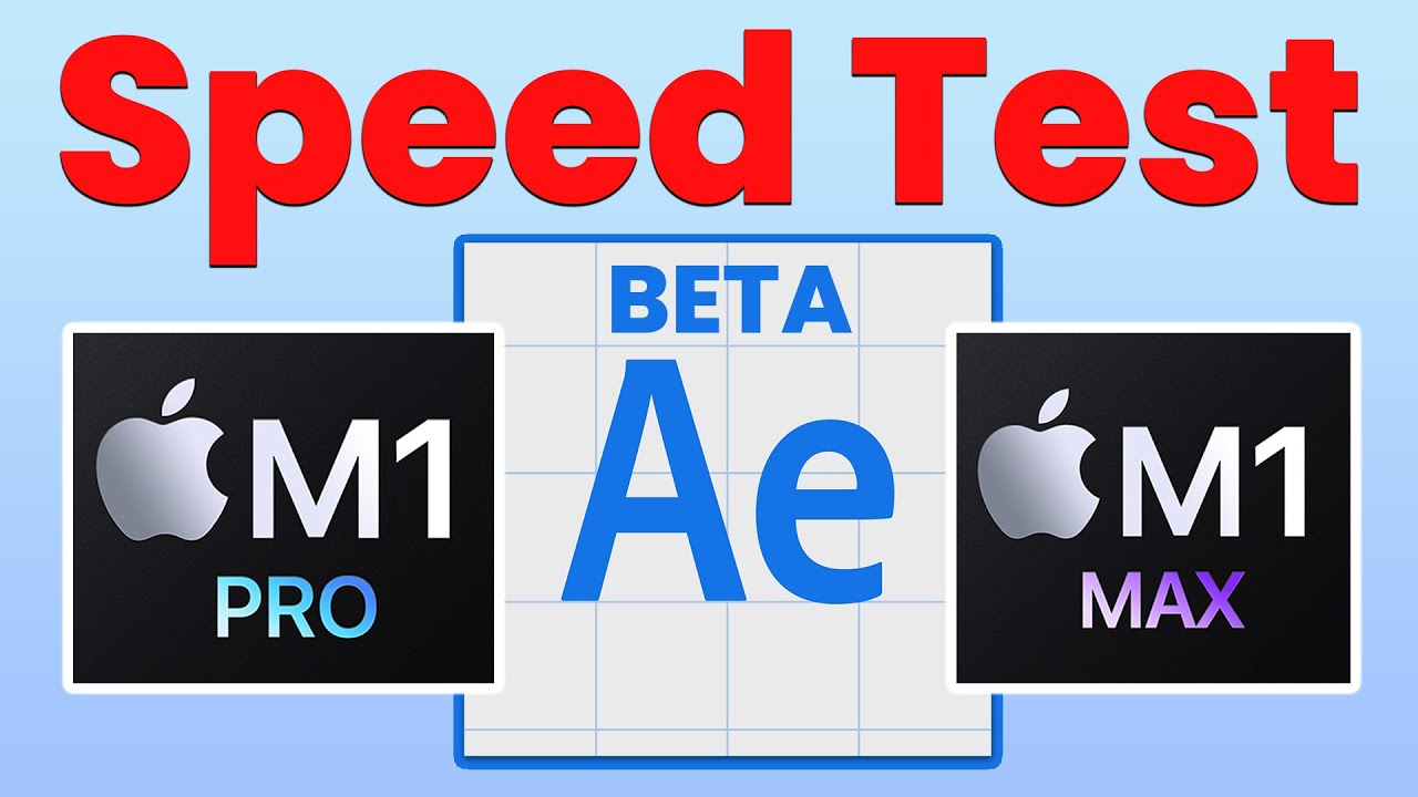 Apple M1 PRO vs M1 MAX : After Effects BETA Multi-Frame Rendering Test