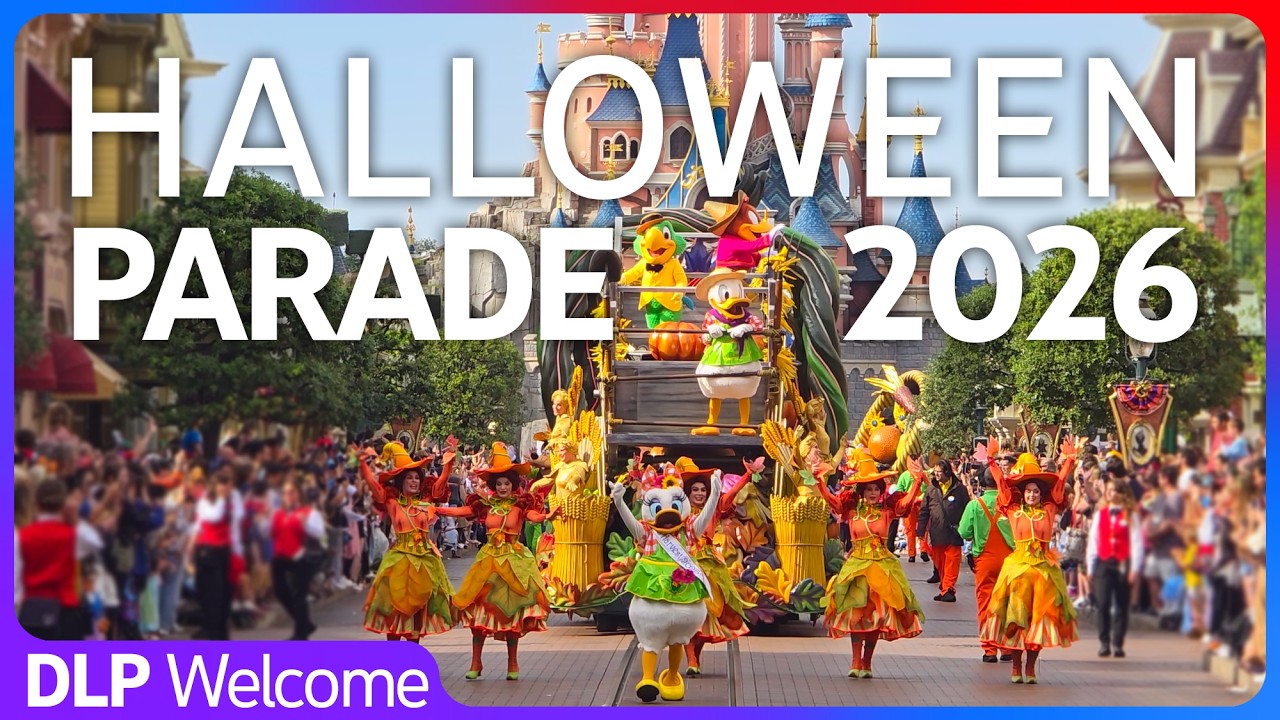 [4K] Mickey's Halloween Celebration Parade 2026 - Disneyland Paris
