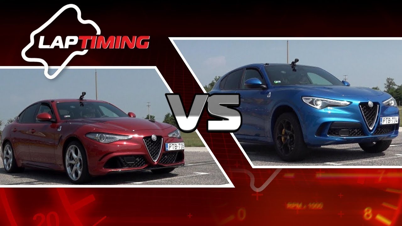 A lóherék ereje! Alfa Romeo Stelvio QV vs. Alfa Romeo Giulia QV (LapTiming ep. 29)