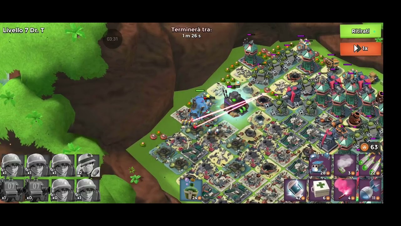 Dr. T. Volcano, Threat Level 61, Base 7