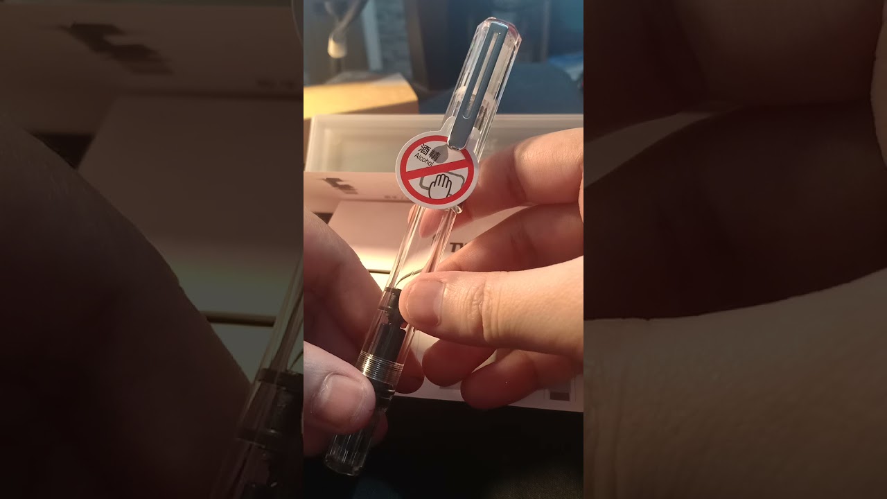 Unboxing my new TWSBI Eco Clear Demonstrator 1.1 stub nib.