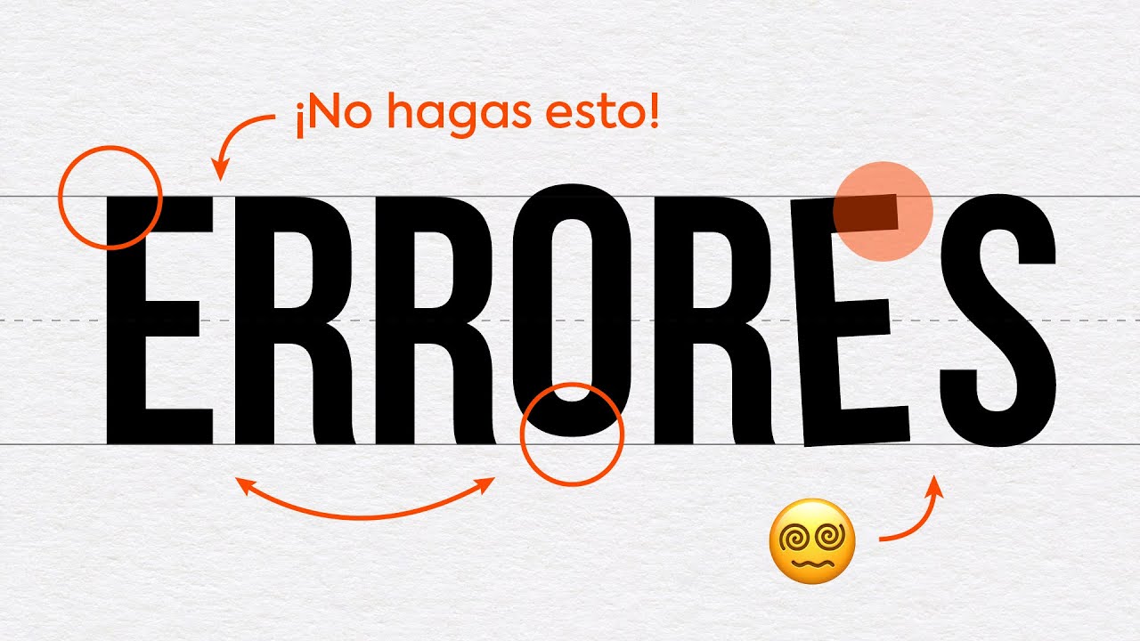 🚨 13 ERRORES de tipografía que ARRUINAN tus diseños