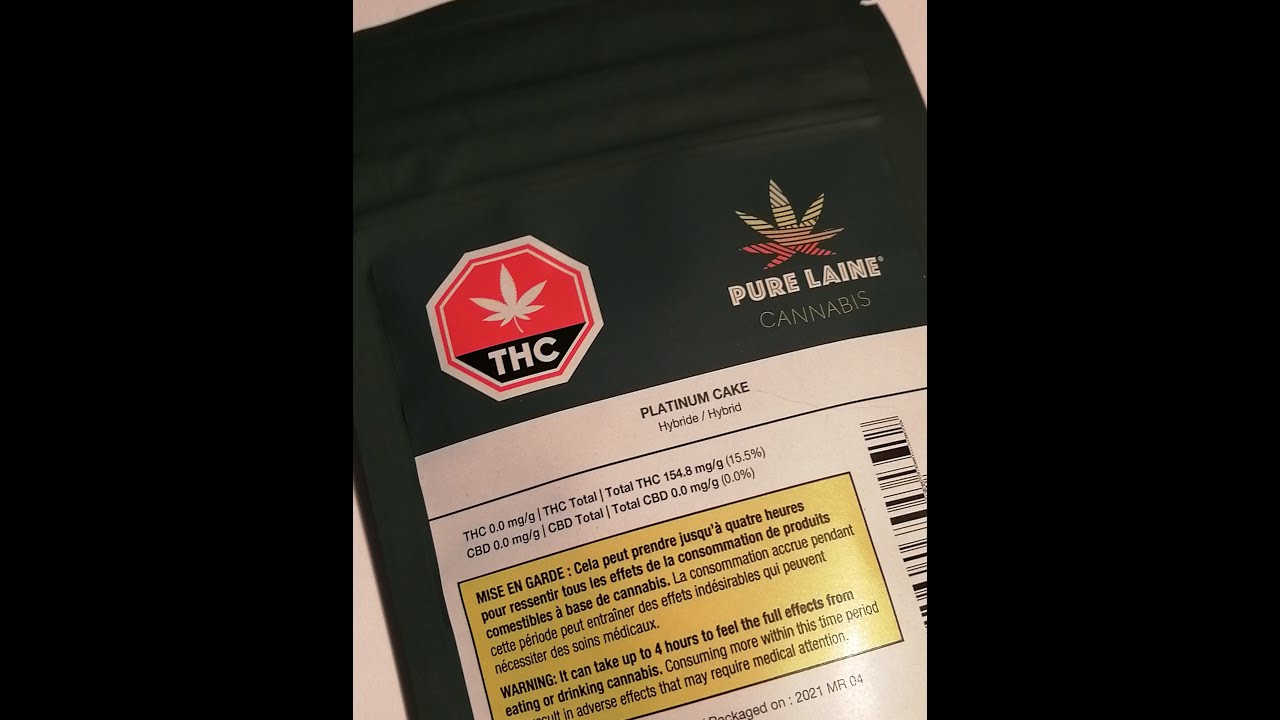 SQDC Weed Review #285 Platinum Cake de Pure Laine