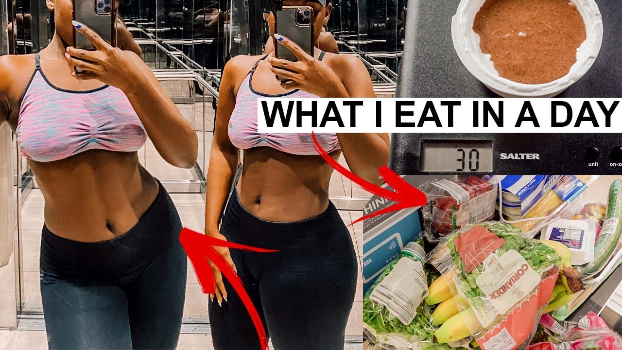 WHAT I EAT IN A DAY TO LOSE WEIGHT AND BE HEALTHY | *EASY AND REALISTIC*