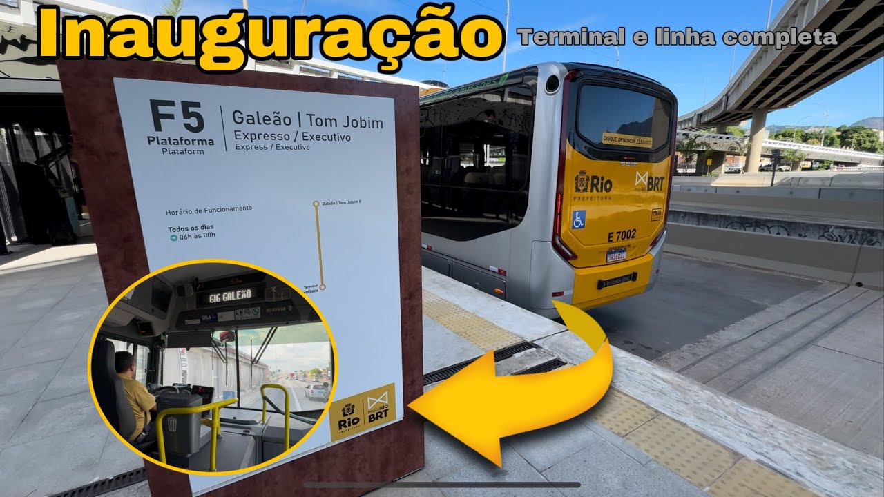 INAUGURAÇÃO DO TERMINAL GENTILEZA NA LINHA GALEÃO ABORDO NO VIP V EXECUTIVO DA MOB RIO PASS 15 REAIS