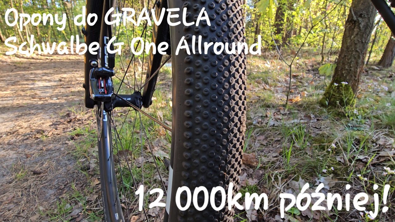 Opony do GRAVELA / Schwalbe G One Allround / 12 000km później!