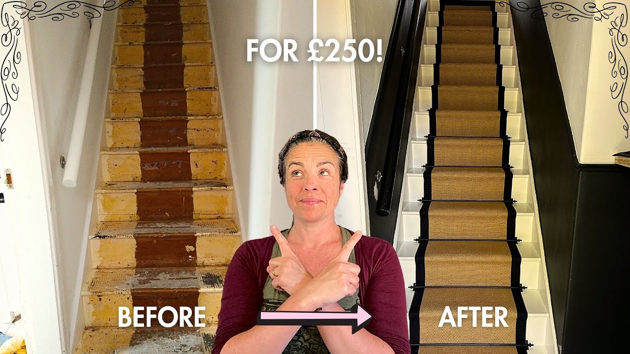 DIY budget stair runner for £250! From start to finish