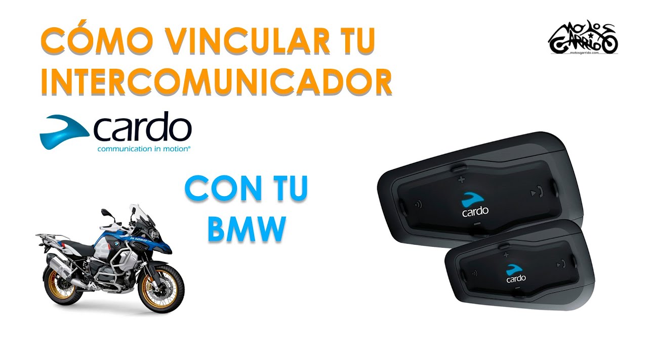 🏍 C&Oacute;MO VINCULAR UN INTERCOMUNICADOR CARDO A UNA BMW 🏍  | MOTOS GARRIDO 🏍