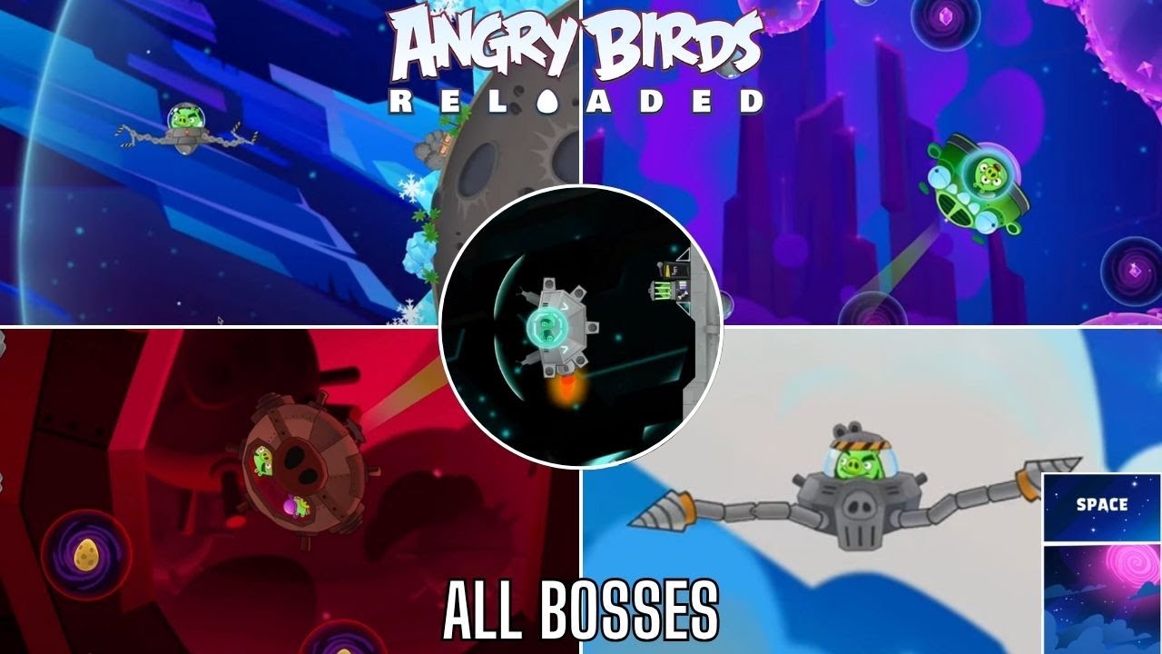 Angry Birds Reloaded (Space) (V3.19) All Bosses