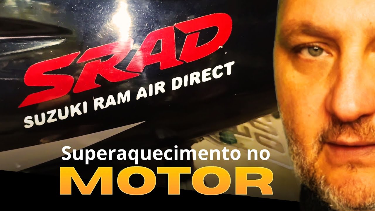 SUZUKI GSXR-750 SRAD - SUPERAQUECIMENTO do MOTOR - Teste de TRINCA nos CILINDROS e no CABEÇOTE