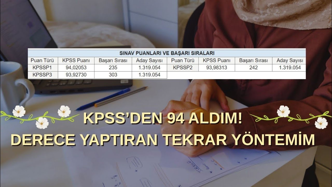 KPSS Derece Yaptıran Tekrar Yöntemim! Günlük,Haftalık Aylık Tekrarını Nasıl Yaptım?