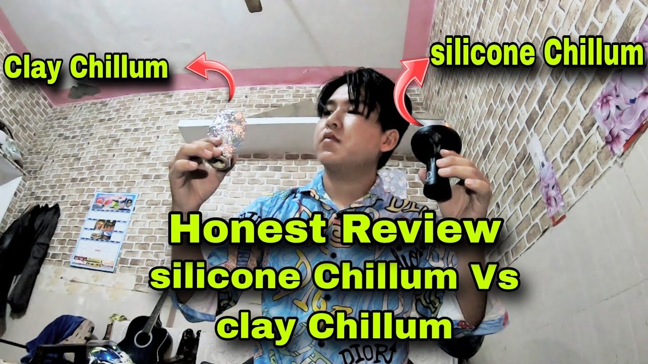 Hookah Flavour || Comparison Clay and silicon Chillum || Honest Review || The Clouds ||