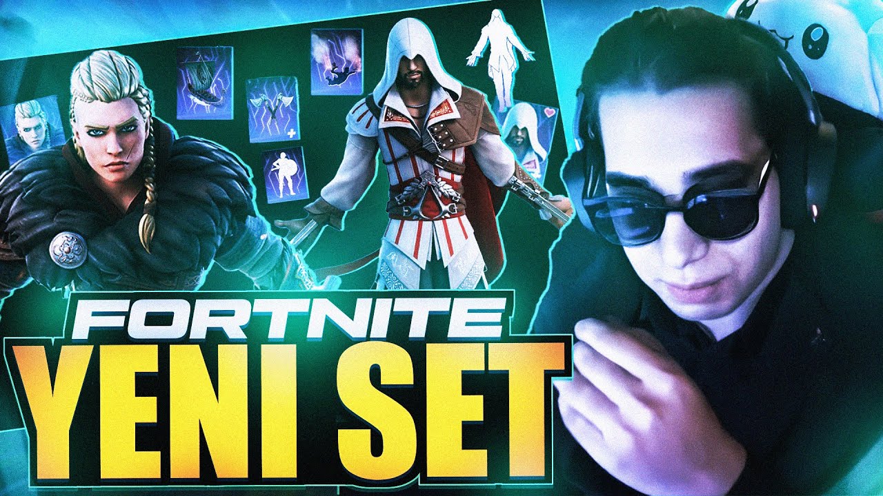 FORTNITE YENİ EZIO SETİYLE İLK MAÇ İLK WİN