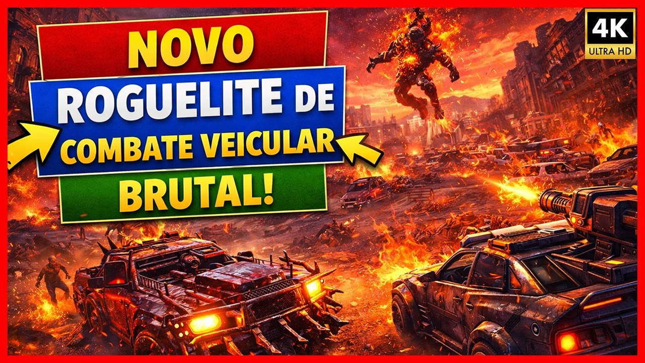CARMAGEDDON: ROGUE SHIFT - GAMEPLAY XBOX SERIES X (4K) | NOVO ROGUELITE DE COMBATE VEICULAR BRUTAL!