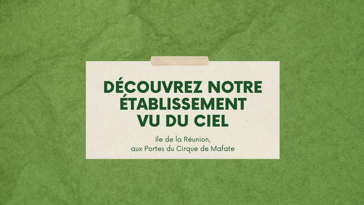 Découvrez le cadre exceptionnel de notre établissement...vu du ciel !