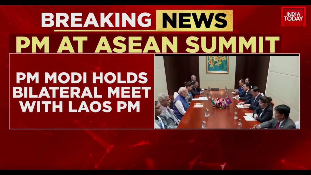 PM Modi Advocates ASEAN Unity At Summit In Laos, Bats For Unity | India Today