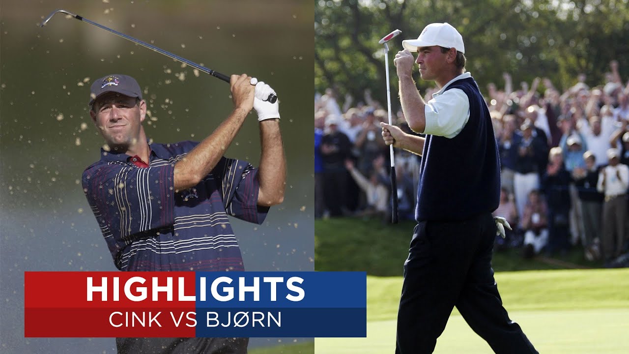 Stewart Cink vs Thomas Bjørn | Extended Highlights | 2002 Ryder Cup