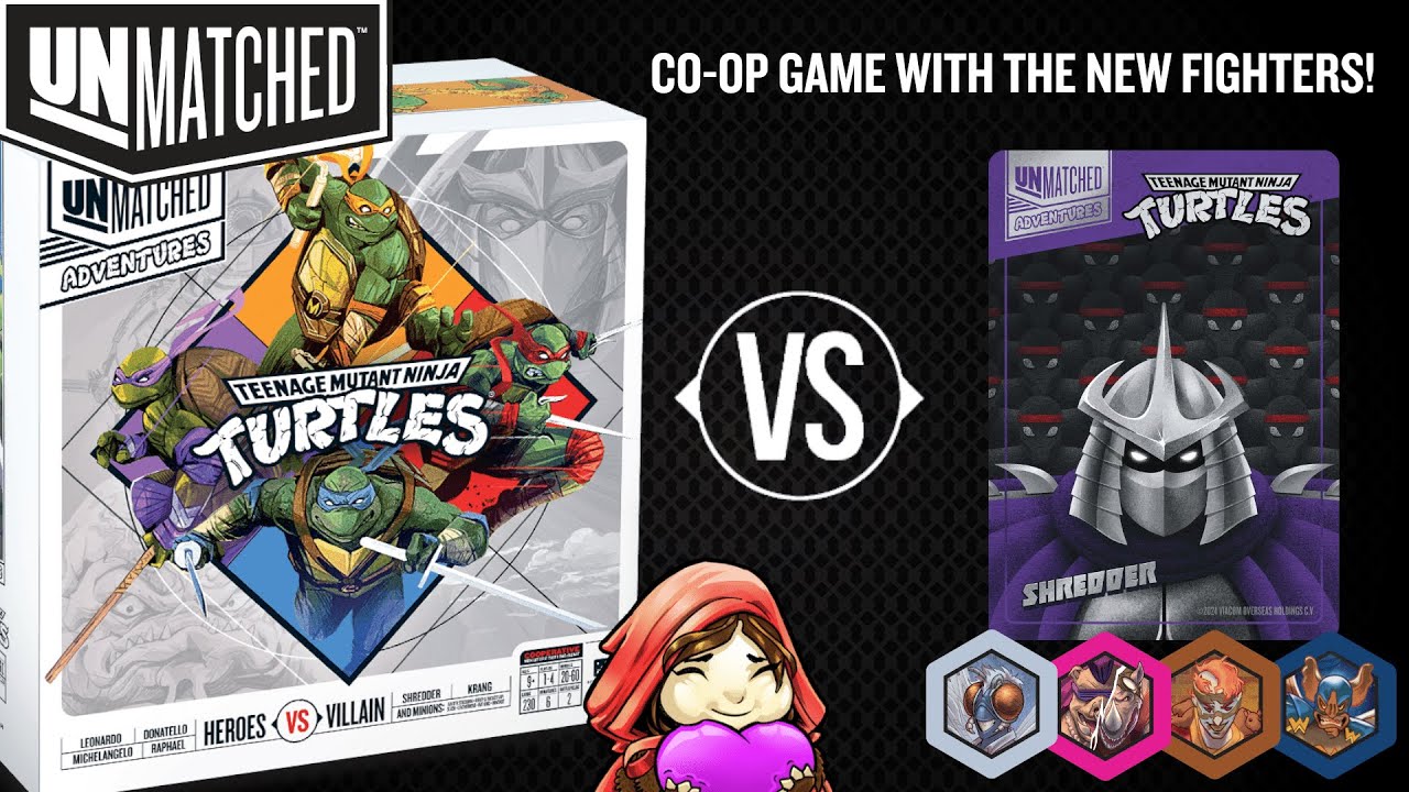 Unmatched TMNT - The Turtles vs. Shredder!