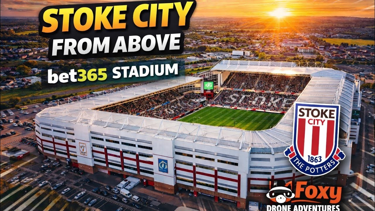 Stoke City bet365 Stadium from Above | Cinematic Views