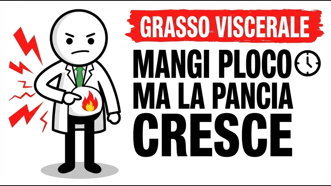 Grasso viscerale: Perché la tua vita cresce anche quando mangi meno