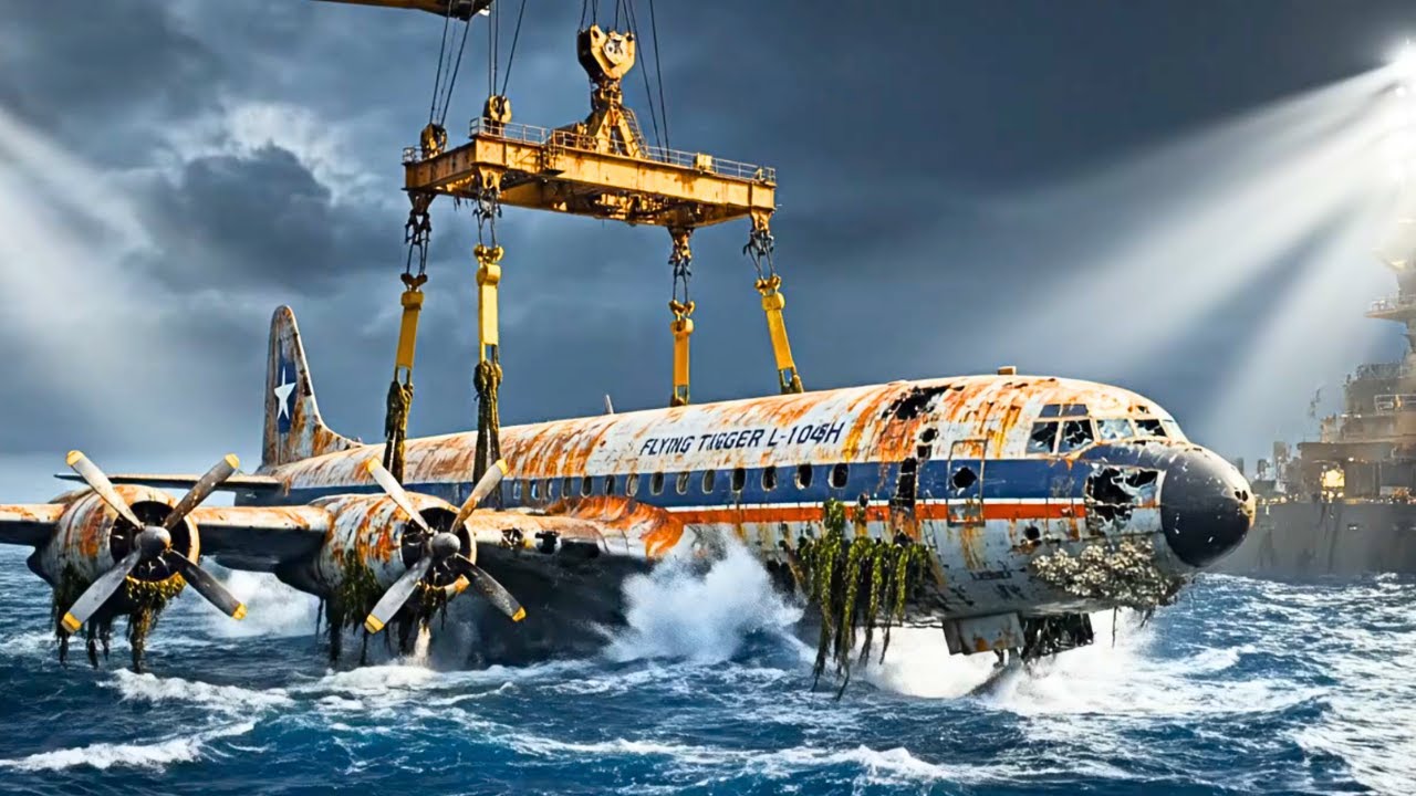 Found Under the Sea: Flying Tiger Line L-1049H Super Constellation Restoration!