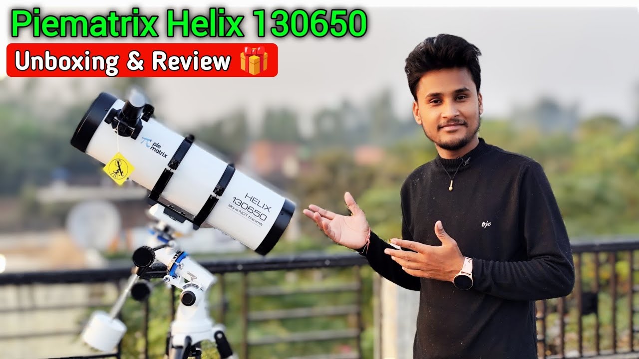 Piematrix Helix 130 650 Reflector Telescope Unboxing 🎁| How To Install @Pie Matrix  Eq Telescope 👻