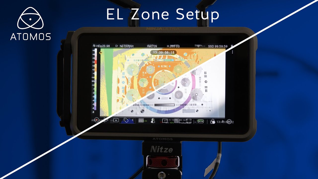 Как настроить ложные цвета EL Zone на мониторах Atomos