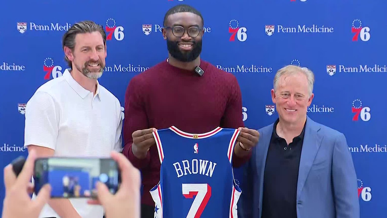 Полная пресс-конференция Джейлена Брауна по случаю перехода в 76ers