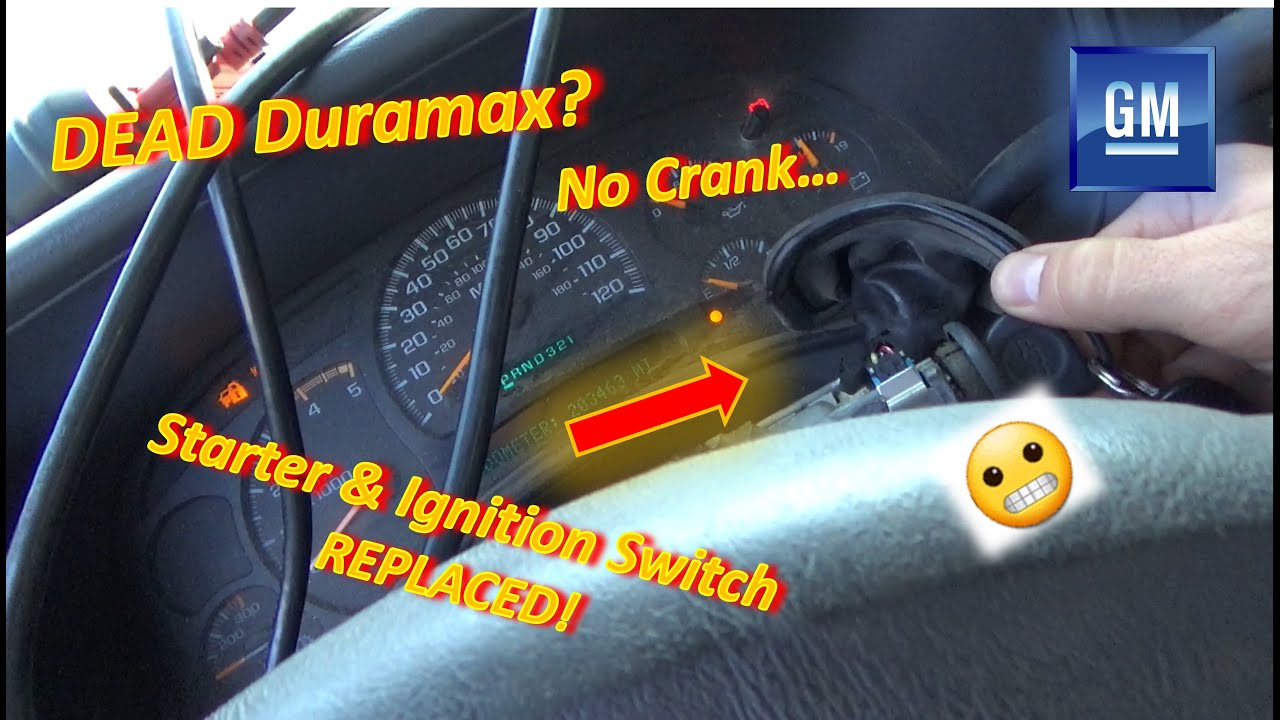 Duramax is DEAD...because of THIS?? (No CRANK...Starter & Ignition Switch Replaced!)