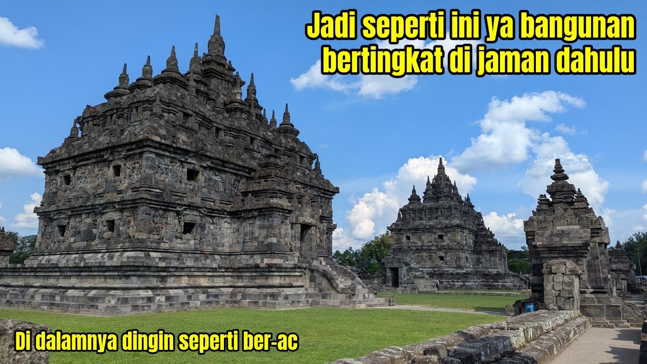 CANDI PLAOSAN BANGUNAN DUA LAINTAI YANG DI KELILING I BANYAK CANDI PERWARA