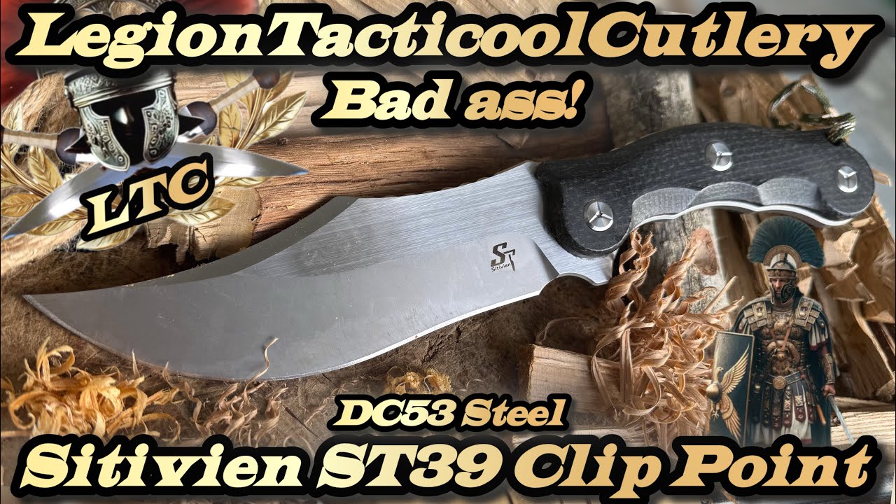 Sitivien ST39 Clip Point in DC53 Steel