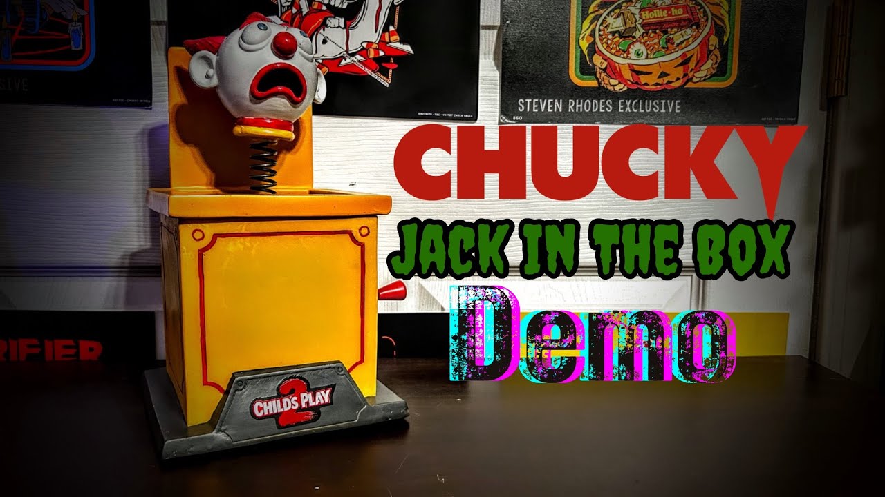 CHUCKY JACK IN THE BOX | DEMO | Spirit Halloween 2023 Collectable Prop
