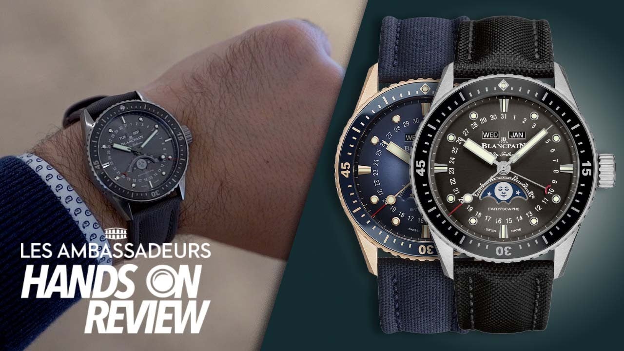 BLANCPAIN FIFTY FATHOMS BATHYSCAPHE QUANTIÈME COMPLET 2022 - Hands on Review