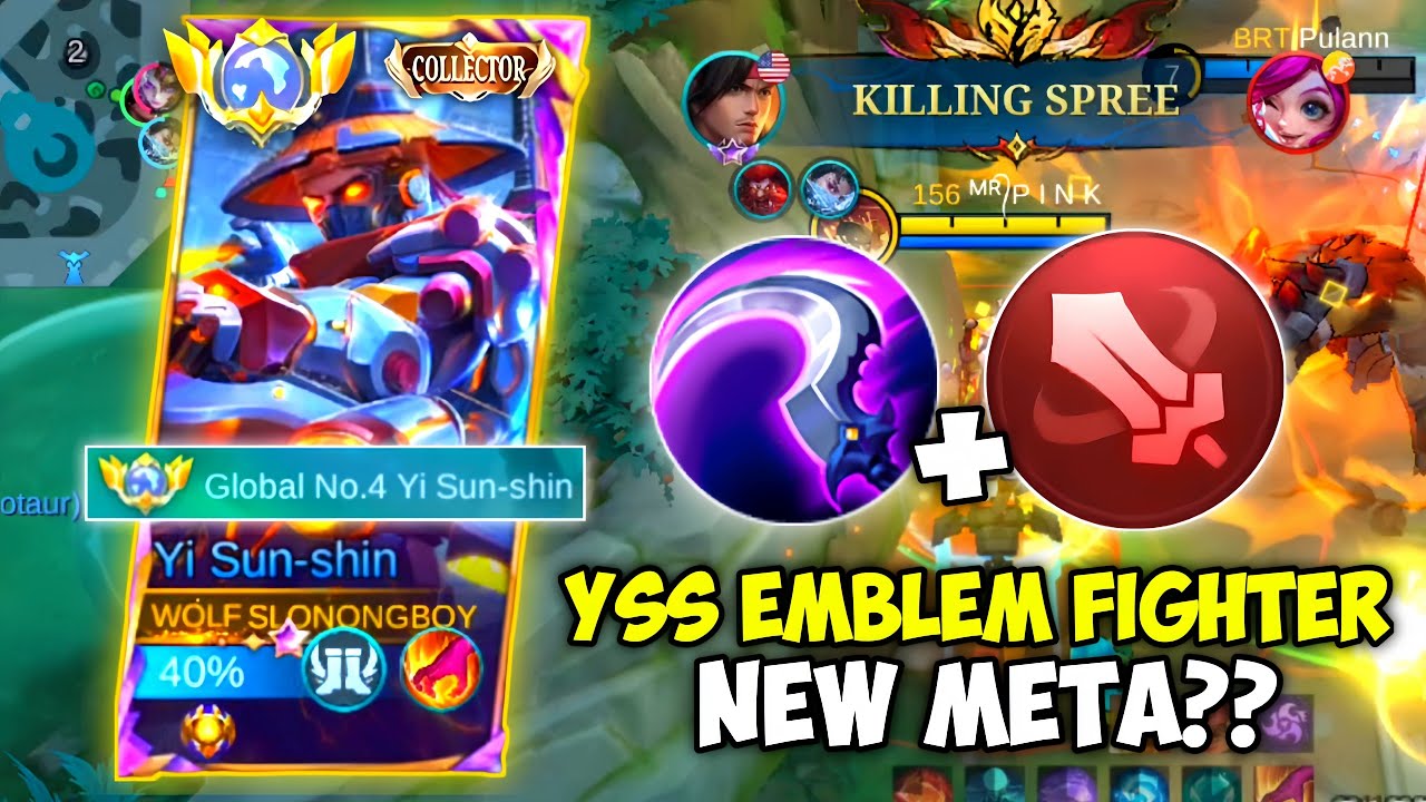 YSS EMBLEM FIGHTER OP?! CARA CEPAT ROTASI FARMING YSS SEPERTI PRO PLAYER BUILD OP TOP GLOBAL YSS