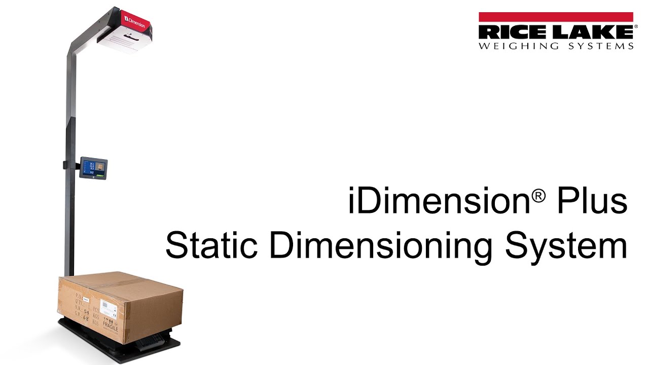 iDimension&reg; Plus Static Dimensioning System