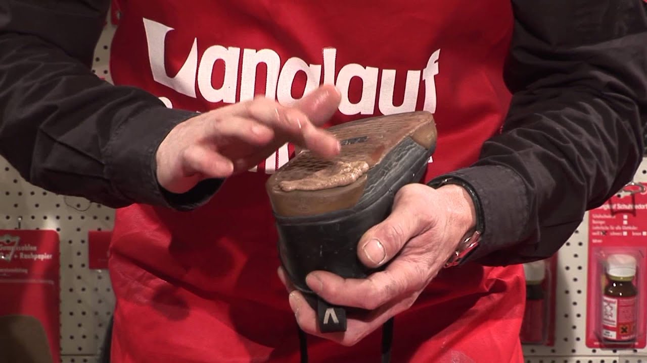 Schuhreparaturpaste - Anleitung zur Schuhreparatur von Langlauf Schuhbedarf GmbH