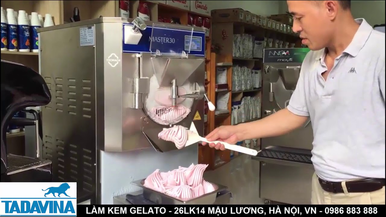 Aromitalia blueberry gelato making 2020