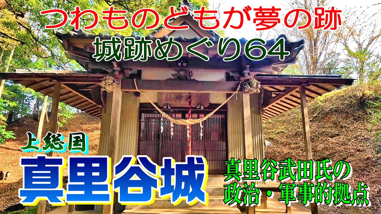 つわものどもが夢の跡　城跡めぐり64     真里谷城    