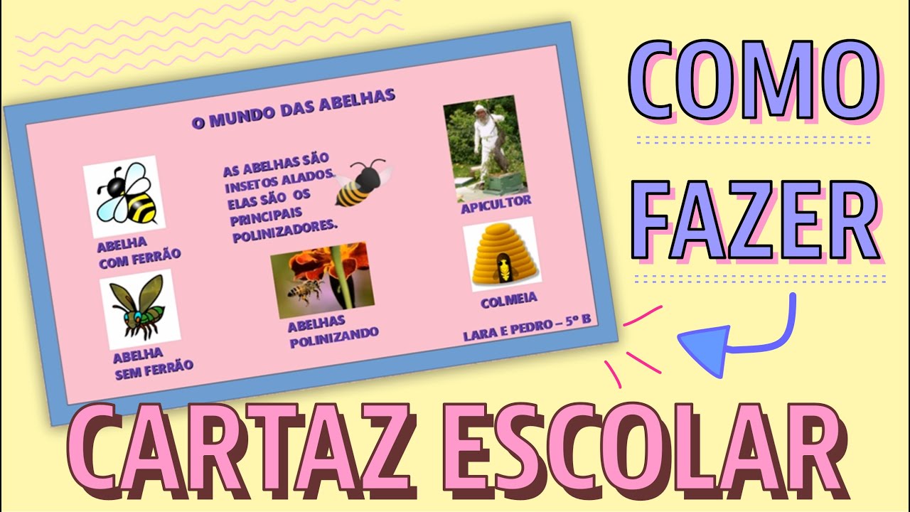 COMO FAZER UM CARTAZ - Vila Educativa