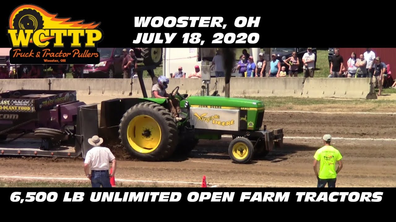 7/18/20 WCTTP Wooster, OH 6,500 lb Unlimited Open Farm Tractors