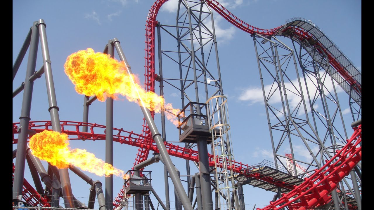 X2 Roller Coaster POV Media Day Six Flags Magic Mountain