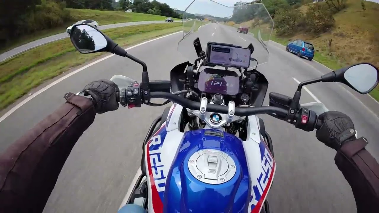 Rolê com a GS 1250 voltando de São Roque - Conhecendo esse Brinquedo