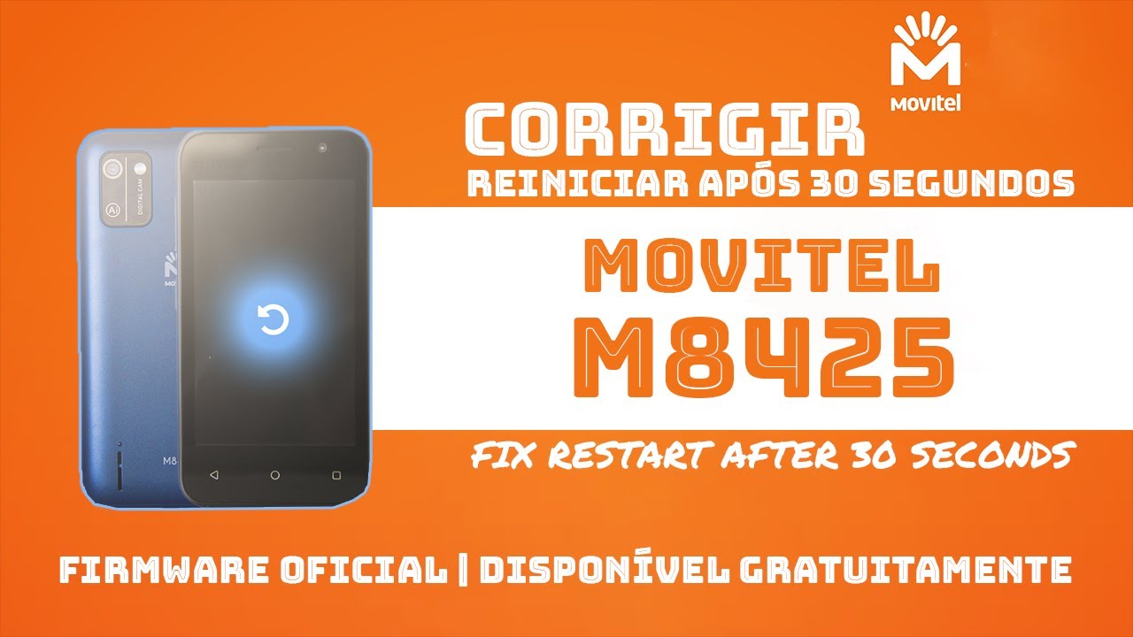 Movitel M8425 - Como Fazer o Flash usando SP FlashTool (Reparar RESTART AFTER 30 SECONDS).