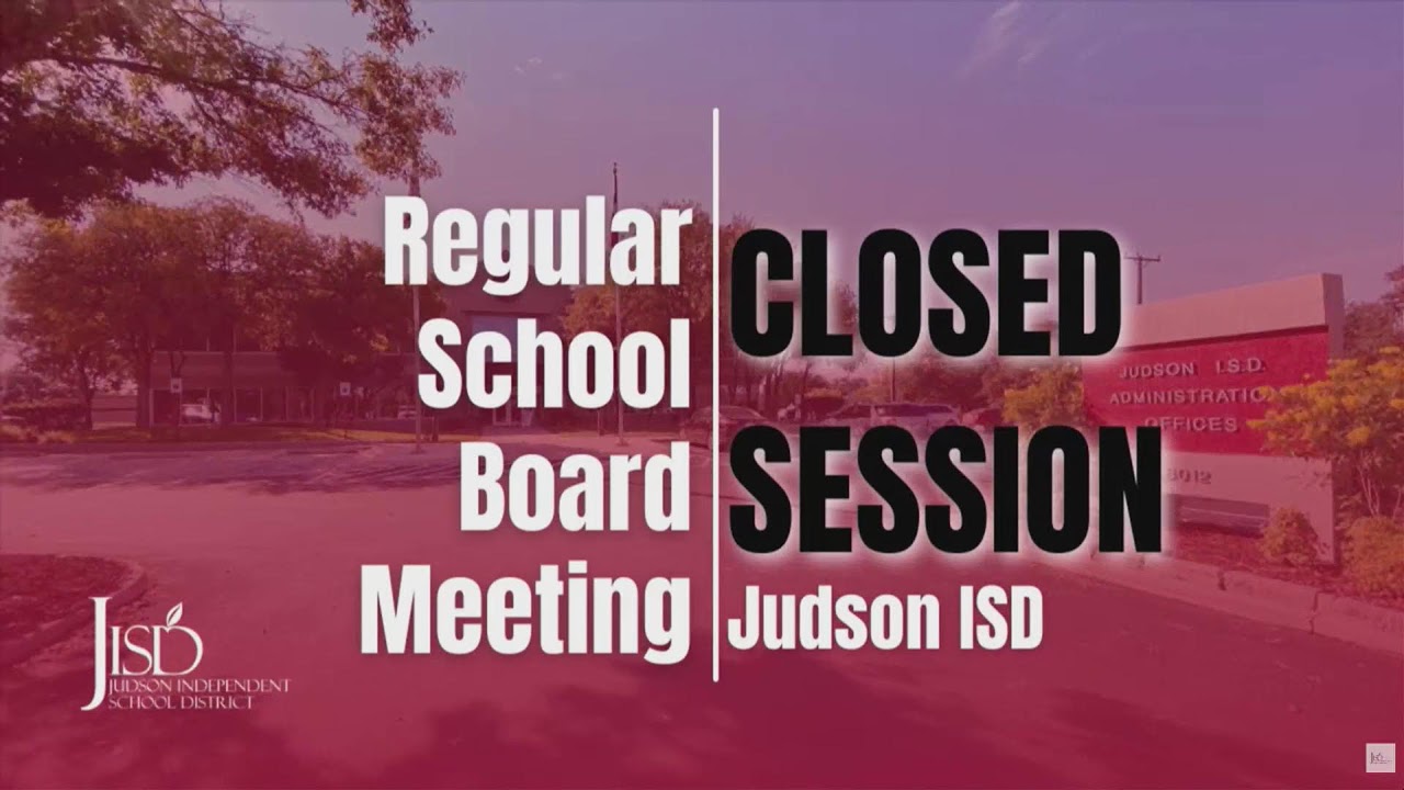 LIVE | Judson ISD Board Meeting