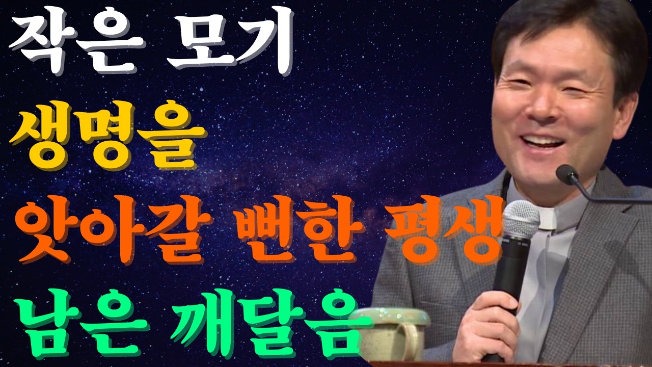 작은 모기 한 마리가 제 생명을 앗아갈 뻔했고, 그때의 깨달음은 평생 저를 따라옵니다 |황창연신부님최근강의
