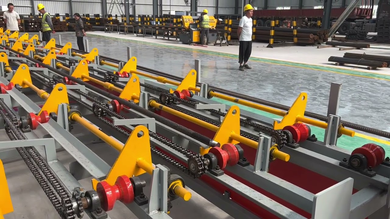 Steel Bar Threading and Grinding Production Line