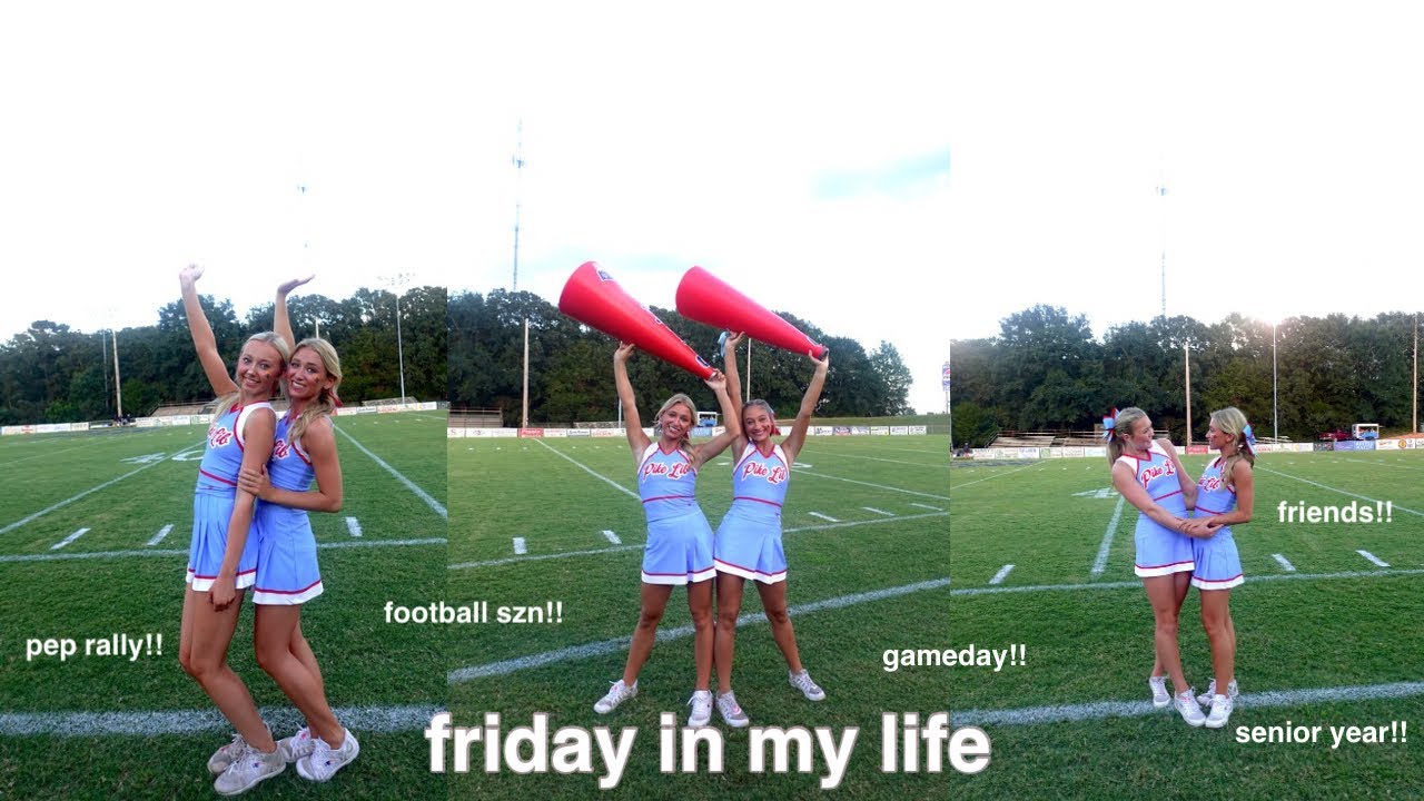 what gameday is like as a high school cheerleader || SENIORITIS ep 2:
