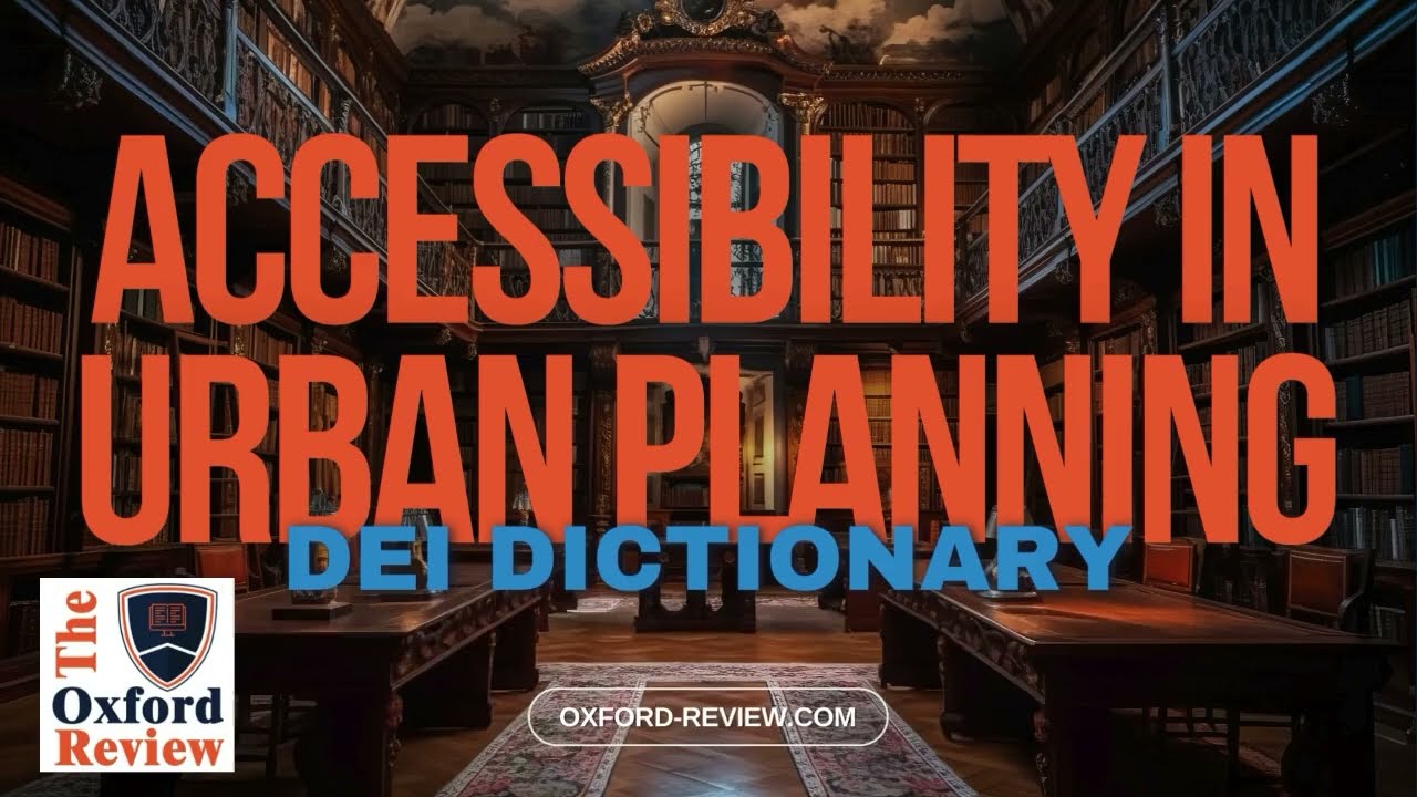 Accessibility in Urban Planning