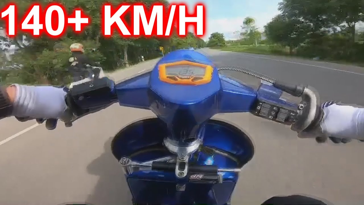 เวฟป้าVSเวฟลุง VESPA 50 Special - On board Quattrini 144 SMALL FRAME 2 STROKE MADNESS!!