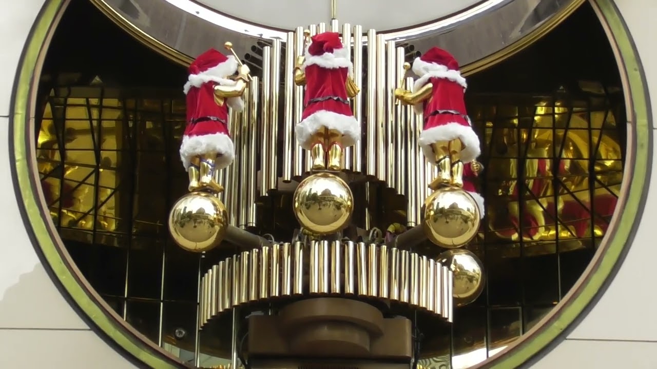 【2025年クリスマスバージョン】有楽町マリオン からくり時計 「マリオン・クロック」